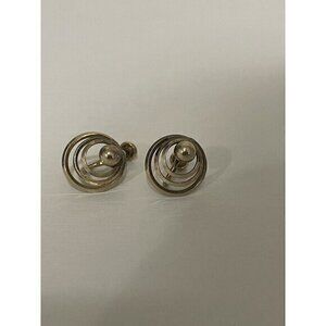 Clip On Circle Vintage‎ Earrings